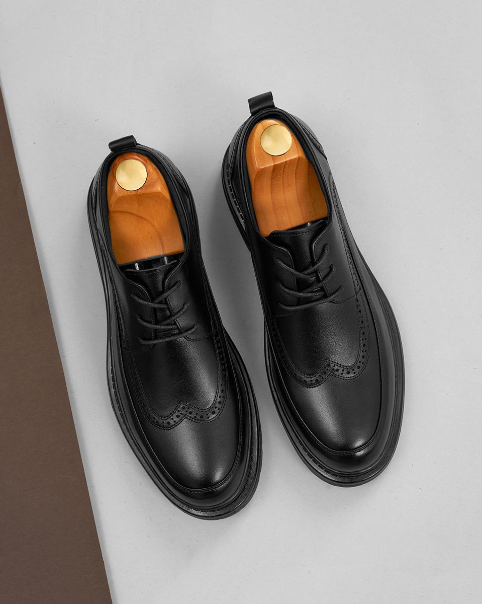 giày chunky derby phối họa tiết GNTA20232-D ảnh 2