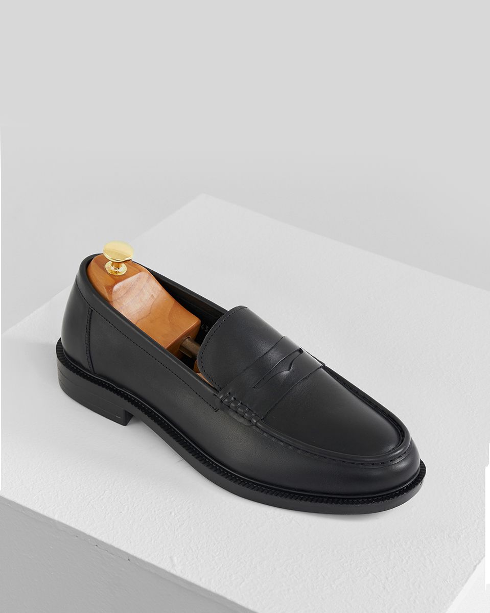 Giày lười da bò nam quai ngang GNTA20235-D