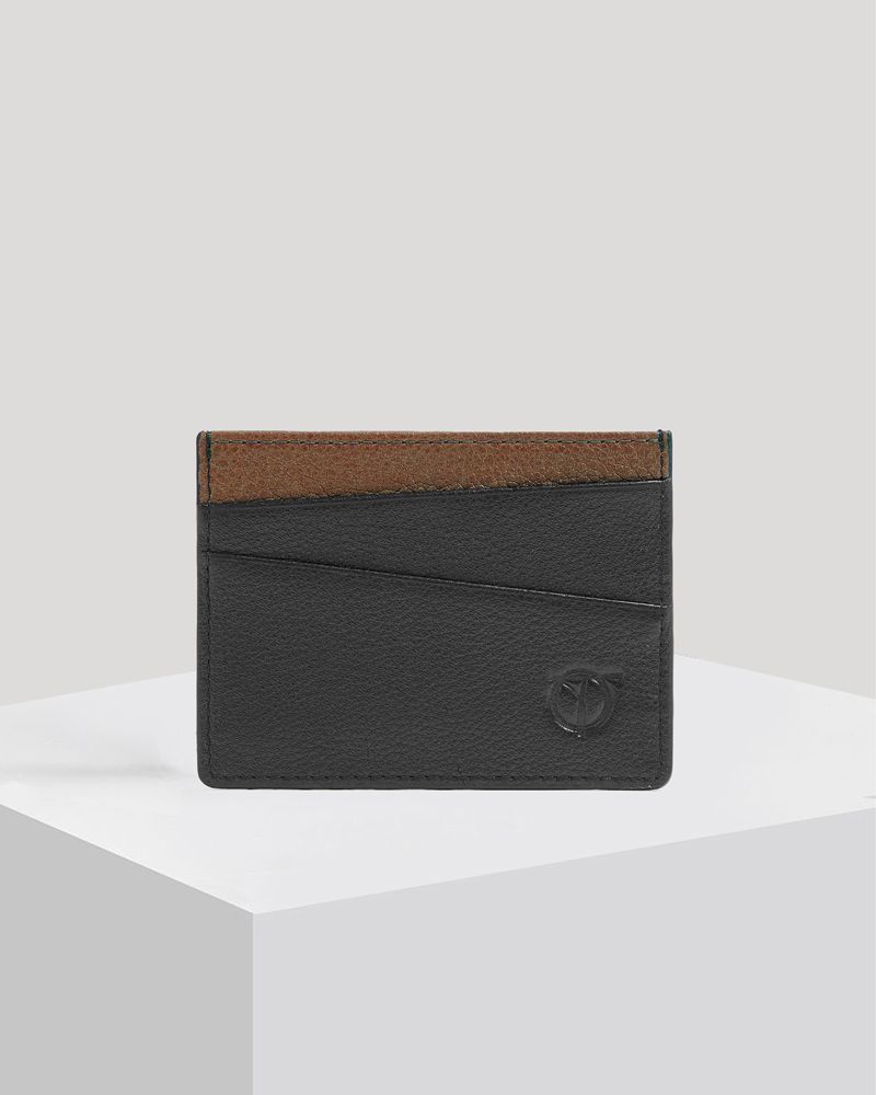 Ví nam da bò đựng thẻ dáng ngang VNTAN-602VD